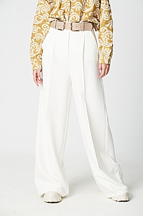 Loose Suit Pants λευκό