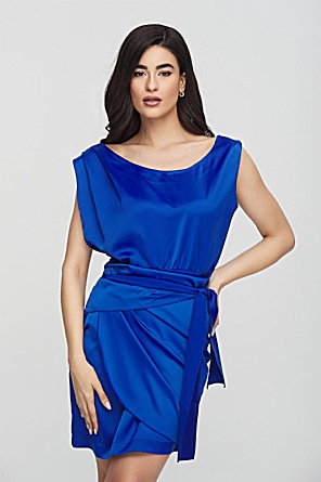 Φόρεμα mini Anastasia μπλε ηλεκτρίκ