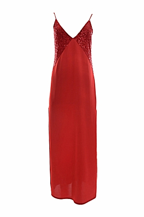 Φόρεμα Ophelie Κόκκινο με Παγιέτα 