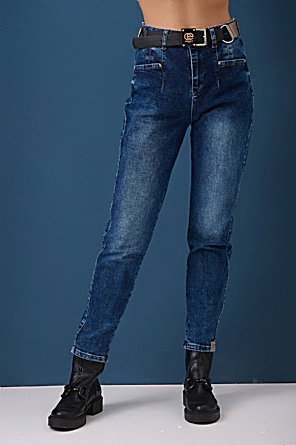 Παντελόνι Jean με Ζώνη Baggy 