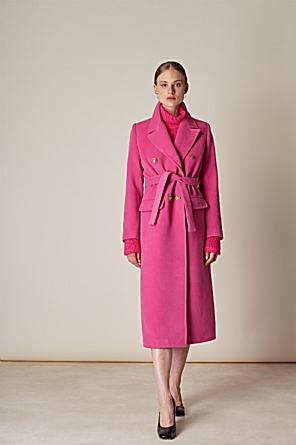 Παλτό Yvonne Φουξ με Peto Γιακά 