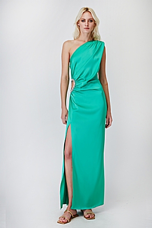 Φόρεμα Alegria Πράσινο Maxi