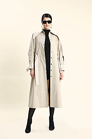 Trenchcoat Martina μπεζ 