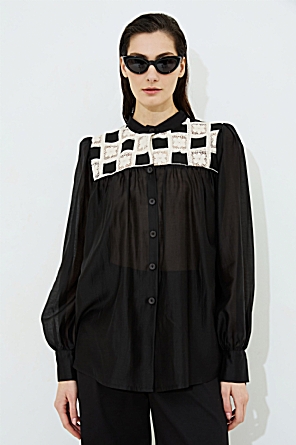 Andie Mao Shirt Μαύρο