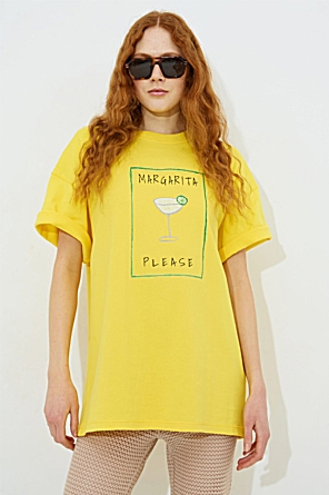 T-Shirt Margsrita Κίτρινο 